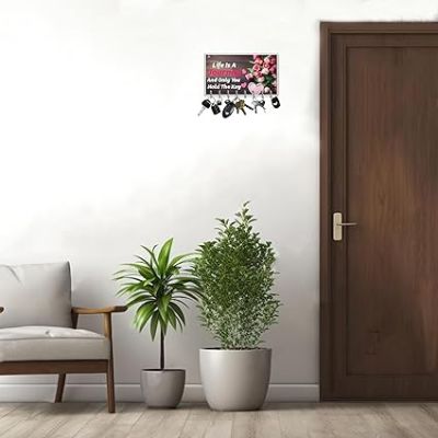 Wooden Key Holder for Wall  Home Decor Items for Wall  Key Holder for Office & Home Wall Decoration  Beautiful Key Organizer for Home Decoration  Key Stand
