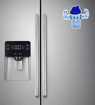 GYM Fridge Magnet Refrigerator Stylish for Home & Kitchen Decoration Items Magnets  Gift for Gym Lover  Motivational Fridge Magnets (Protein Bottle Magnet)