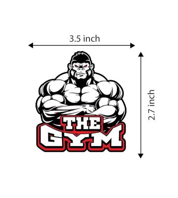 GYM Fridge Magnet Refrigerator Stylish for Home & Kitchen Decoration Items Magnets  Gift for Gym Lover  Motivational Fridge Magnets (The gym magnet)