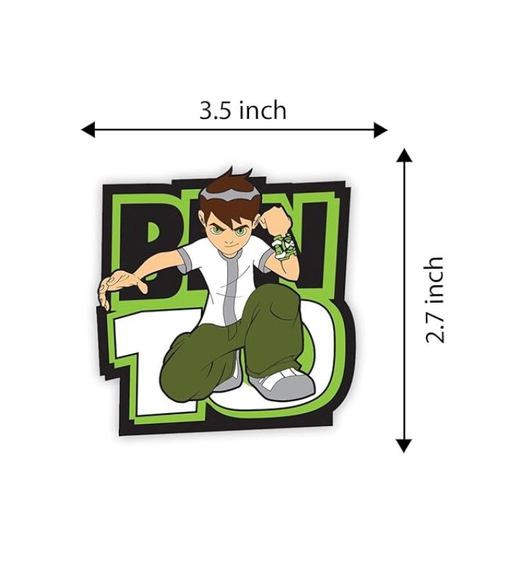Wooden Ben 10 Character Fridge Magnet  Cartoon Fridge Magnet for Home & Kitchen Decor  Birthday Return Gift for Kids (Design 2)