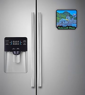 Kedarnath Temple Fridge Magnet  Gift for Travel Lover  Indian Souvenir Fridge Magnet  Home Office & Temple Decoration Stikcer  Religious Gift (Kedarnath Dham)