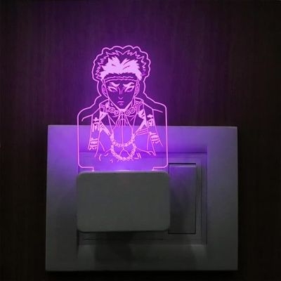 3D Illusion Gyomeihimejima Anime Plug Night Lamp with Multicolored Light  Anime Home Decor Light  Gift for Anime Lovers