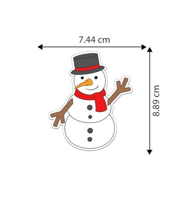 Snowman Fridge Magnet for Christmas Decoration  Home & Kitchen Decor  Refrigerator Magnet Sticker  Magnet for Almirah Decor