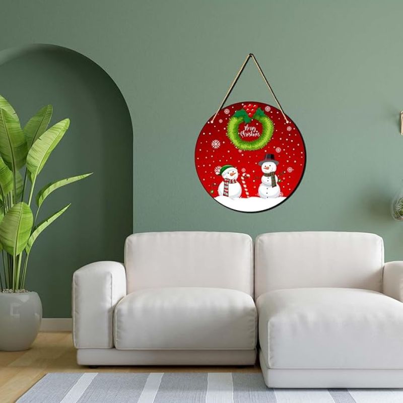 Merry Christmas Wall Hanging  Christmas Home Decor  Door Hanger  Christmas Wall Art Decor  Office Wall Decoration (Design 1)