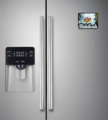 Rishikesh Fridge Magnet for Refrigerator Whiteboard, Kitchen, and Office Indian Souvenir Fridge Magnet Refrigerator Door Stickers Magnet (Boating)