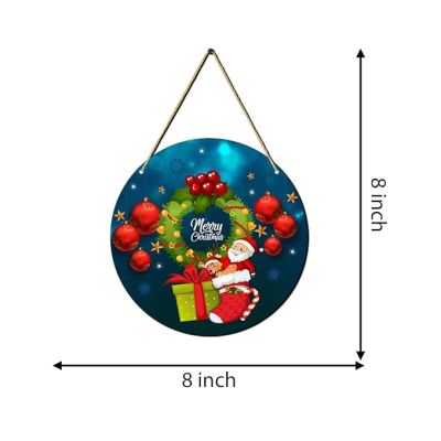 Merry Christmas Wall Hanging  Christmas Home Decor  Door Hanger  Christmas Wall Art Decor  Office Wall Decoration (Design 2)