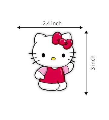 Cartoon Fridge Magnet for Kids  Gift and Decoration  Attractive Cartoon Theme Magnet for Indoor Decoration  Home & Kitchen Decor Stickers (Cute Kitty)