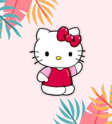 Cartoon Fridge Magnet for Kids  Gift and Decoration  Attractive Cartoon Theme Magnet for Indoor Decoration  Home & Kitchen Decor Stickers (Cute Kitty)