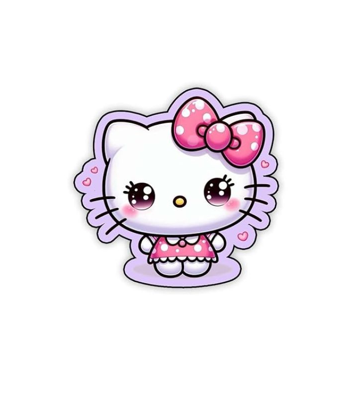 Cartoon Fridge Magnet for Kids  Gift and Decoration  Attractive Cartoon Theme Magnet for Indoor Decoration  Home & Kitchen Decor Stickers (Cute Kitty 1)