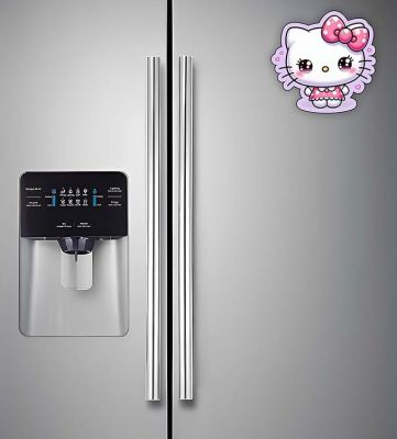 Cartoon Fridge Magnet for Kids  Gift and Decoration  Attractive Cartoon Theme Magnet for Indoor Decoration  Home & Kitchen Decor Stickers (Cute Kitty 1)