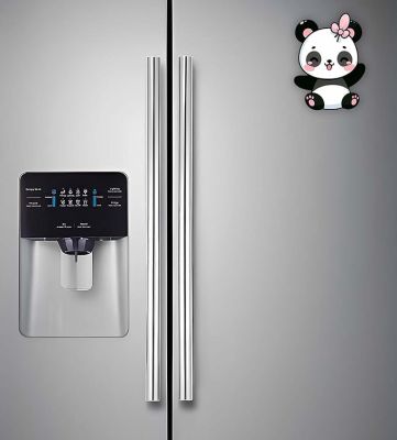 Cartoon Fridge Magnet for Kids| Gift and Decoration  Attractive Cartoon Theme Magnet for Indoor Decoration  Home & Kitchen Decor Stickers (Cute Panda)