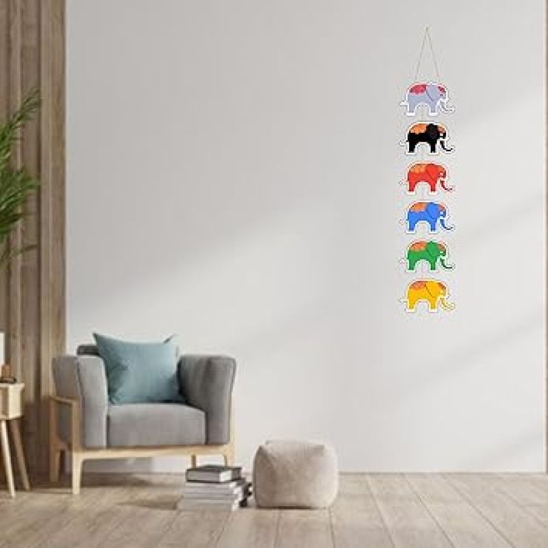 Elephant Wall Hanging  MDF Wooden Wall Decoration for Living Room  Bedroom  Gifts  Wooden Home Decor  Front Door Hanging  Decorative Door Hanging  Modern Decor Items