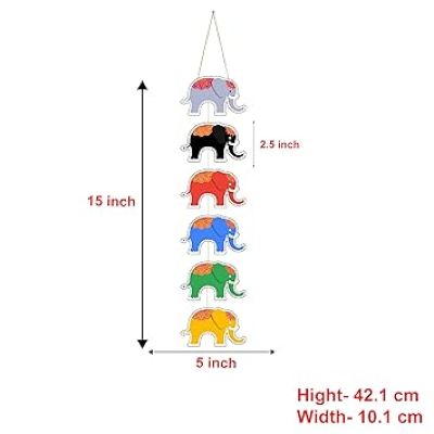 Elephant Wall Hanging  MDF Wooden Wall Decoration for Living Room  Bedroom  Gifts  Wooden Home Decor  Front Door Hanging  Decorative Door Hanging  Modern Decor Items