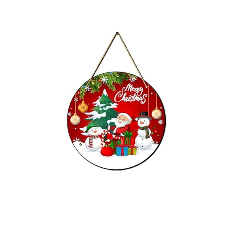 Merry Christmas Wall Hanging  Christmas Home Decor  Door Hanger  Christmas Wall Art Decor  Office Wall Decoration (Design 5)