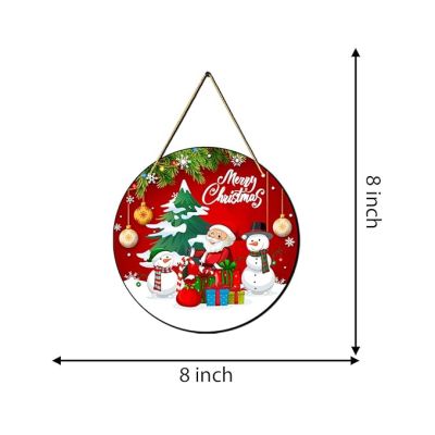 Merry Christmas Wall Hanging  Christmas Home Decor  Door Hanger  Christmas Wall Art Decor  Office Wall Decoration (Design 5)