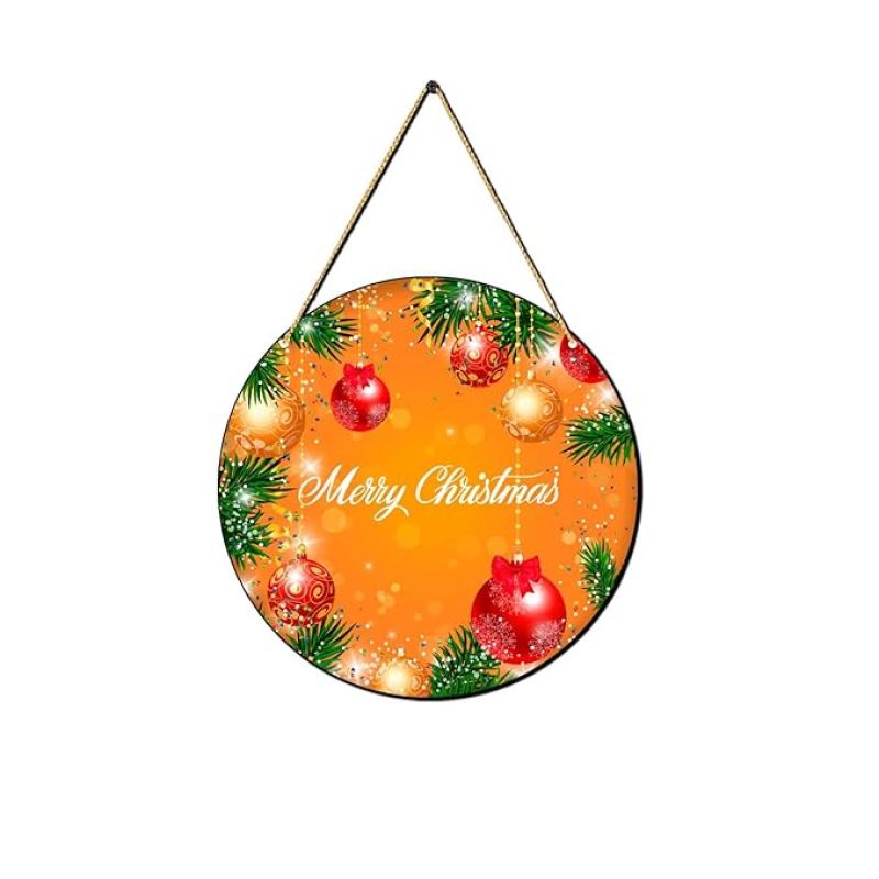 Merry Christmas Wall Hanging  Christmas Home Decor  Door Hanger  Christmas Wall Art Decor  Office Wall Decoration (Design 6)