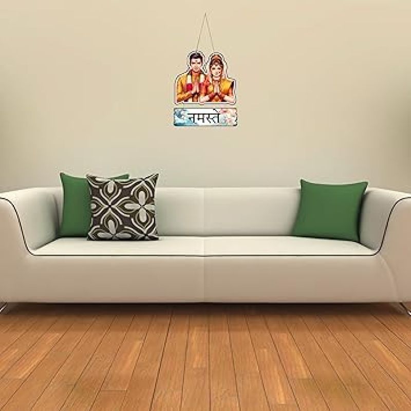Welcome To Our Home Decorative Wall Art  Wall Decoration Items for Living Room  Home Decor Items for Living Room  Front Door Wall Hanging  Modern House Decoration Item For Gift (Design 4)