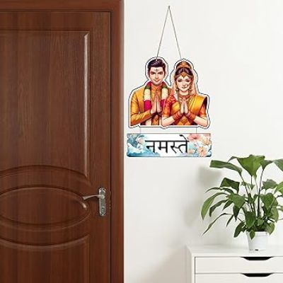 Welcome To Our Home Decorative Wall Art  Wall Decoration Items for Living Room  Home Decor Items for Living Room  Front Door Wall Hanging  Modern House Decoration Item For Gift (Design 4)