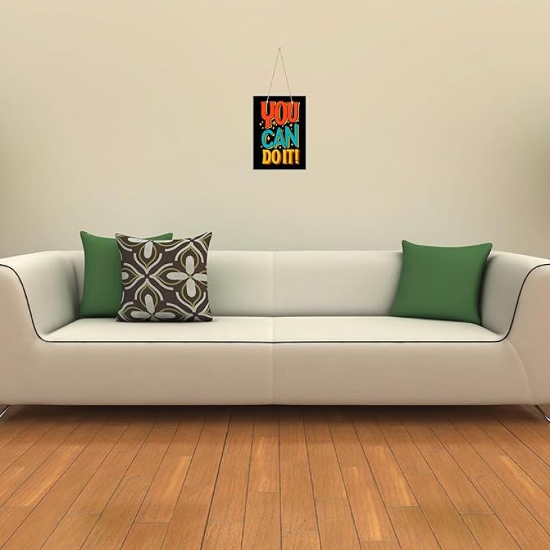 You Can Do It Motivational Frame For Office and Study Room Home Décor Multicolour  Inspirational GYM Frame  Wall Decoration Frame