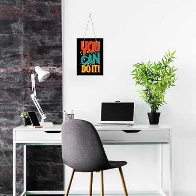 You Can Do It Motivational Frame For Office and Study Room Home Décor Multicolour  Inspirational GYM Frame  Wall Decoration Frame