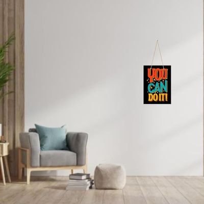 You Can Do It Motivational Frame For Office and Study Room Home Décor Multicolour  Inspirational GYM Frame  Wall Decoration Frame