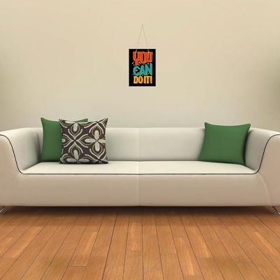 You Can Do It Motivational Frame For Office and Study Room Home Décor Multicolour  Inspirational GYM Frame  Wall Decoration Frame
