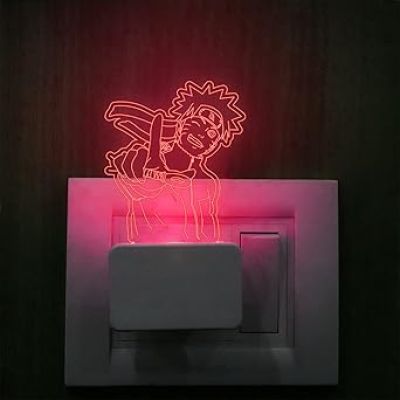 Itachi Anime Plug In Night Lamp  with 7 Color Changing Light