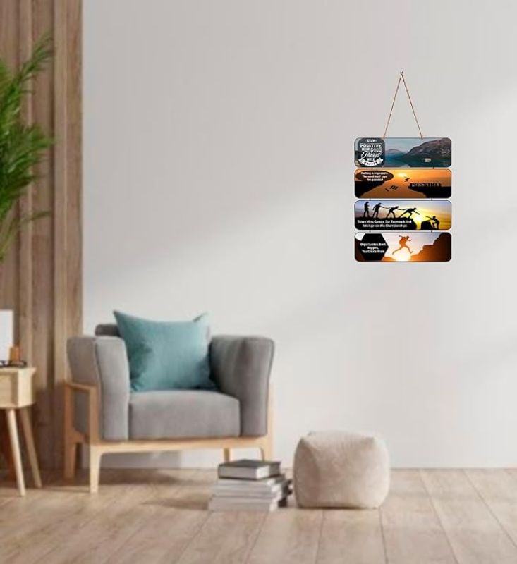 Motivational Quotes Printed Decorative Wall Hanging for Living Room  Bedroom  Office  Gift  Decoration Items for Home  Wall Art For Hall  Modern Wall Decoration (Inspirational Quotes 2)