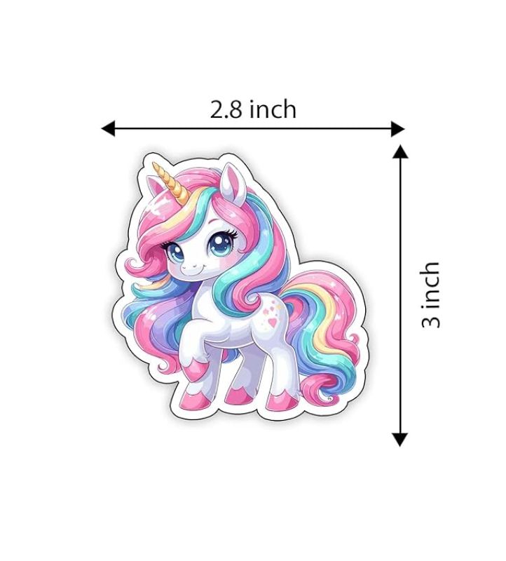 Cute Animal Wooden Fridge Magnet for Home, Kitchen and Office Decoration  Animal Lover Gift  Cartoon Theme Magnet for Kids (Cute Horse)