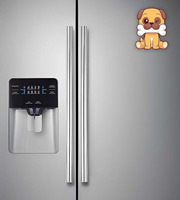Cute Animal Wooden Fridge Magnet for Home, Kitchen and Office Decoration  Animal Lover Gift  Cartoon Theme Magnet for Kids (Dog)