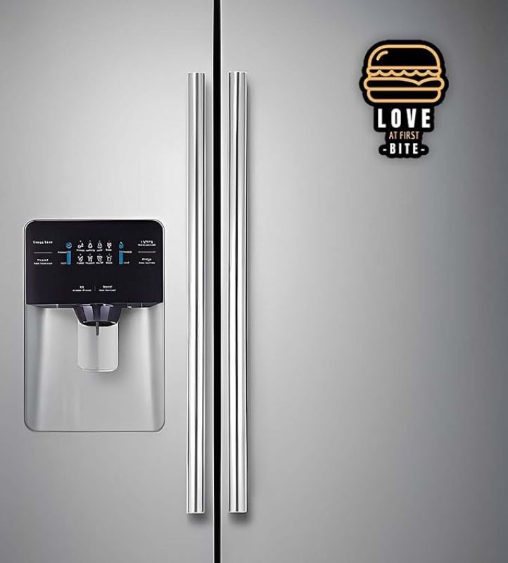 Fast Food Fridge Magnets for Refrigerator Stylish Decor  Home, Kitchen and Office Decoration  Best Souvenir Gift (Burger Love at First Bite)