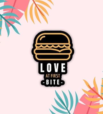 Fast Food Fridge Magnets for Refrigerator Stylish Decor  Home, Kitchen and Office Decoration  Best Souvenir Gift (Burger Love at First Bite)