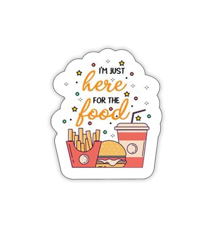 Fast Food Fridge Magnets for Refrigerator Stylish Decor  Home, Kitchen and Office Decoration  Best Souvenir Gift (I am Just here for The Food)