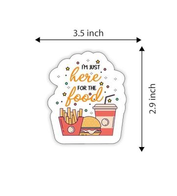 Fast Food Fridge Magnets for Refrigerator Stylish Decor  Home, Kitchen and Office Decoration  Best Souvenir Gift (I am Just here for The Food)