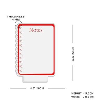 Acrylic Message Board LED Lamp with Erasable Pen  Ideal for Home & Office  Use for Personal Notes  Erasable Rewritable Acrylic Message Light (Multicolored Light) (Notes)