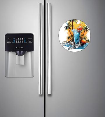 Wooden Relax on Beach Fridge Magnet  Travel Fridge Magnet  Refrigerator Stylish, Decorative Items  Magnets for Kitchen Decor & Home Decor  Indian Souvenir Magnet Gift