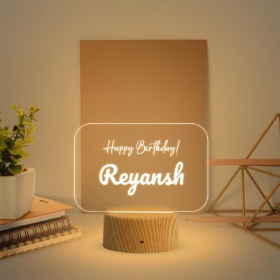 Personalized Lamp with Name  Customized Gift for Birthday  Warm White Light  Name Lamp  Birthday Gift for Husband Wife Brother Sister Friends