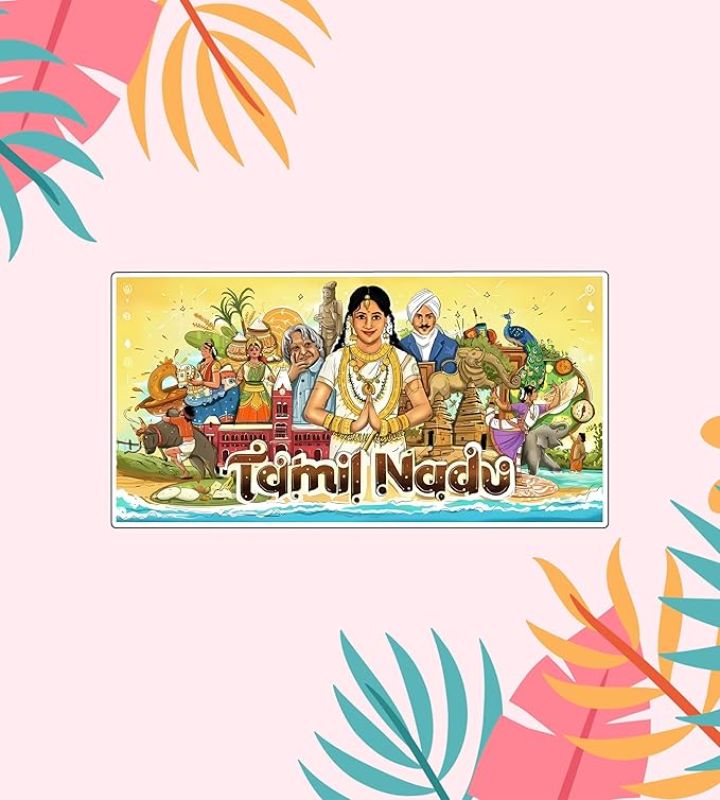 Tamil Nadu Fridge Magnet Refrigerator Home Kitchen Décor  Perfect Souvenir for Gifting  Magnet for Fridge Decoration  Fridge Magnets Refrigerator Stylish Set Kitchen