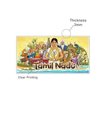 Tamil Nadu Fridge Magnet Refrigerator Home Kitchen Décor  Perfect Souvenir for Gifting  Magnet for Fridge Decoration  Fridge Magnets Refrigerator Stylish Set Kitchen