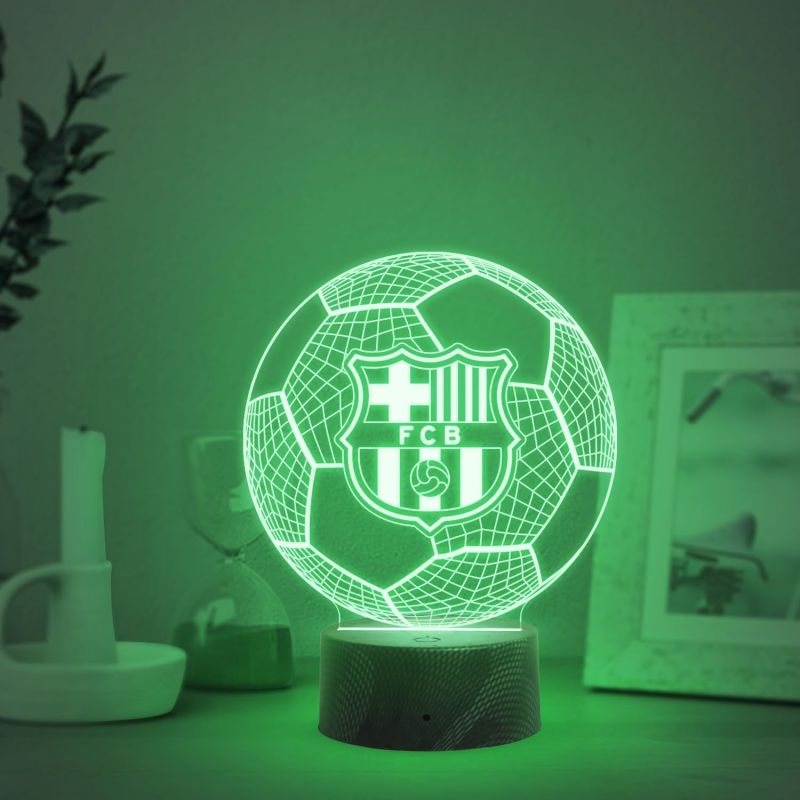 Football 3D Illusion Night Light  Gift for Player  Gift for Kids  Desk Lamp  Automatic Color Changing Light  Football Player Light  Football Player Gift Lamp