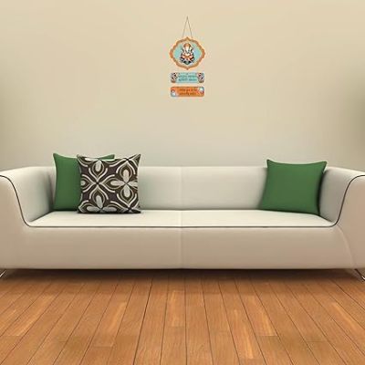 Lord Ganesha Mantra Wall Hanging  MDF Wall Hanging Decorative Wall Art for Living room  Bedroom  Home Décor  Office  Religious Wall Decor & Blessing Gifts