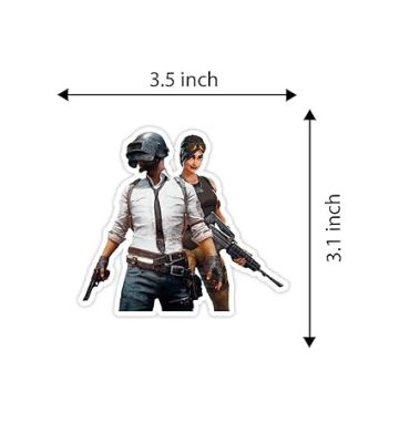 Pubg Girl Boy Anime Fridge Magnet for Refrigerator, Home and Kitchen  Decoration Gift For Kids