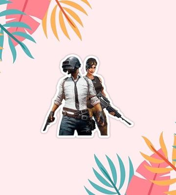 Pubg Girl Boy Anime Fridge Magnet for Refrigerator, Home and Kitchen  Decoration Gift For Kids