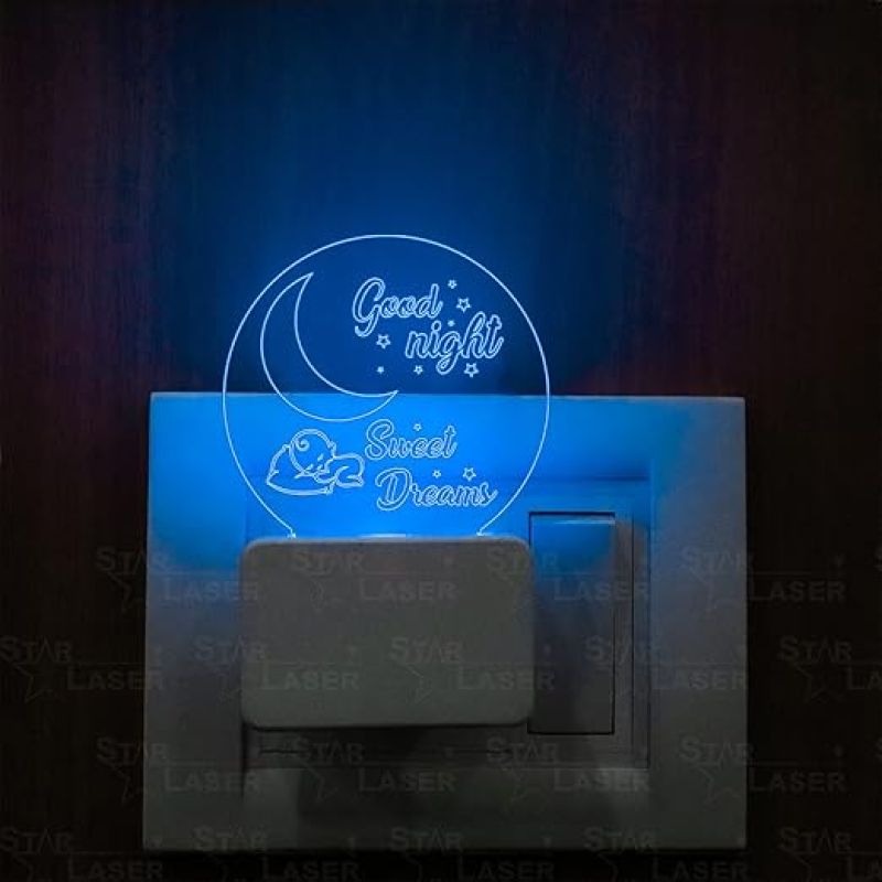 Good Night Sweet Dream Plug Night Lamp with 7 Color Changing Light  Birthday Gifts for Kids