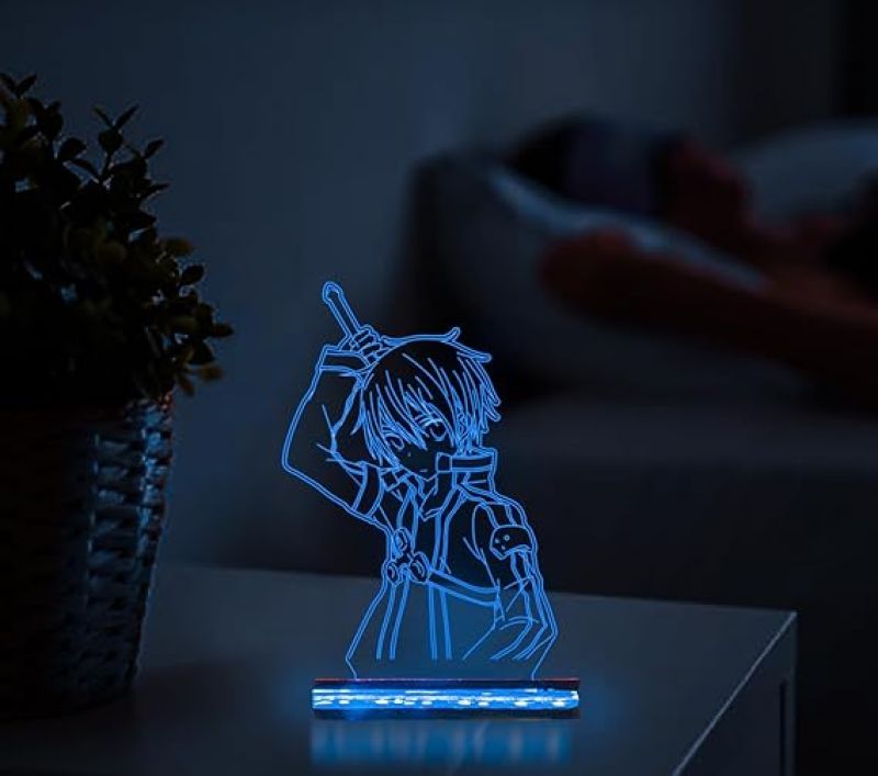 3D kiritoasuna Anime lamp with 16 Color Changing Light with Remote Bedroom Decor Light Birthday Gifts for Friend