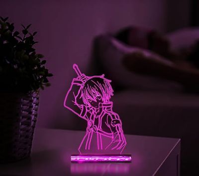 3D kiritoasuna Anime lamp with 16 Color Changing Light with Remote Bedroom Decor Light Birthday Gifts for Friend