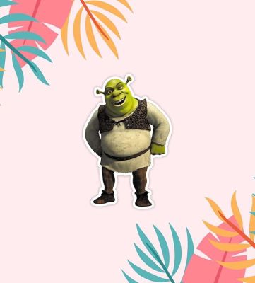 Shrek Anime Fridge Magnet Kids Room Decor for Refrigerator Home, Kitchen and Office Decoration