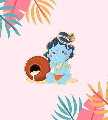 Lord Krishna Fridge Magnet Refrigerator, Almirah ,Temple and Home Decoration Items