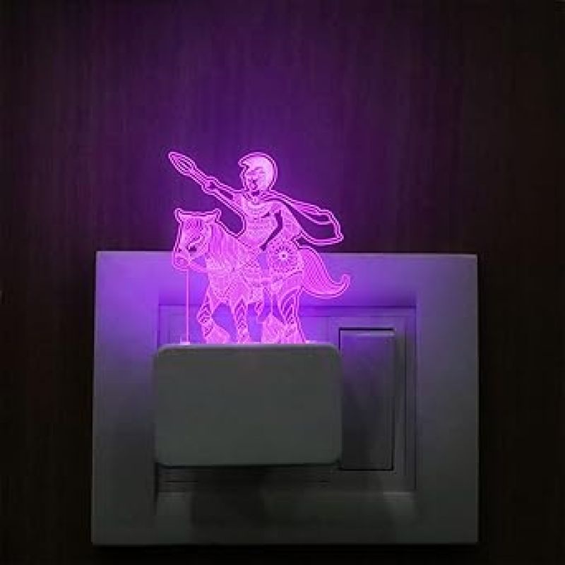 Gladiator Plug Night lamp  with 7 Color Changing Light Gift for Birthday