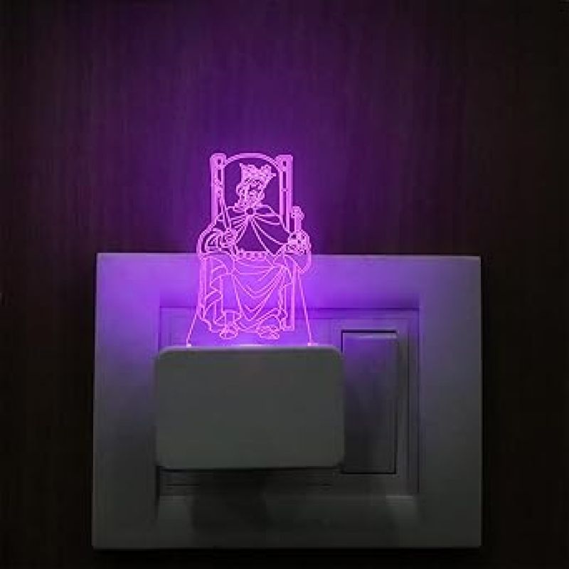 3D Illusion God Father Plug Night lamp 7 Color Changing Light Gift for Birthday